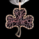 P1585 Shamrock Pendant in Rose Gold