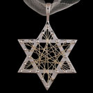 P1699 Star of David Gold Pendant