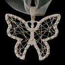 P1742B Butterfly Design Gold Pendant