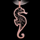 P1665 Seahorse Gold Pendant