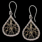 E1678 Droplet Gold Earrings